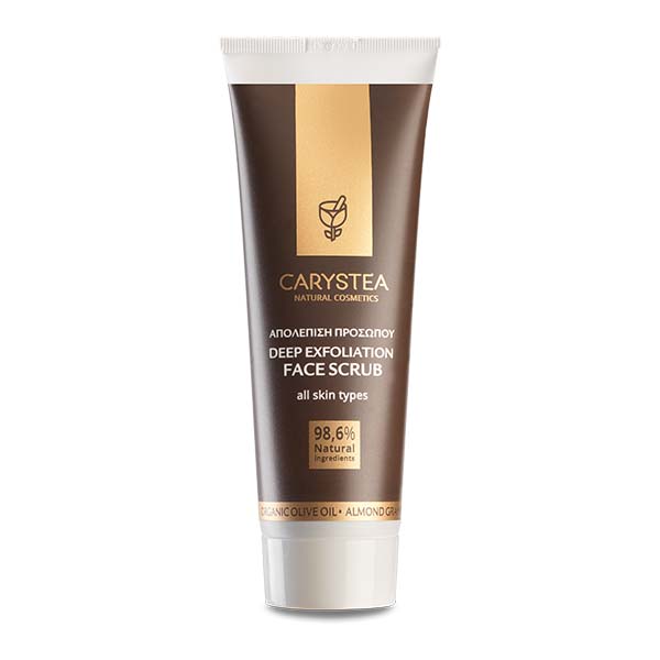 απολεπιση scrubc arystea A CARYSTEA NATURAL COSMETICS ΚΡΕΜΑ ΑΠΟΛΕΠΙΣΗΣ ΠΡΟΣΩΠΟΥ DEEP EXFOLIATION SCRUB